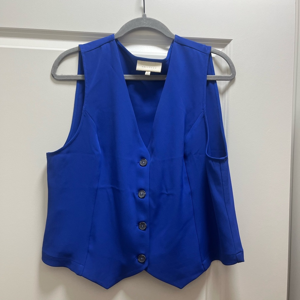 MELLODAY Electric Blue Vest